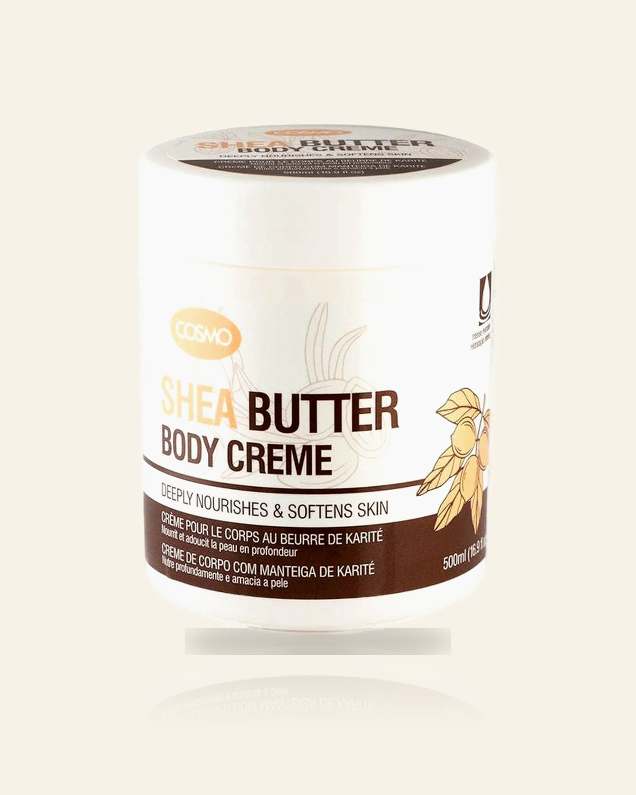 Shea Butter Bodycrème – Intens Voedend & Verzachtend (500ml)