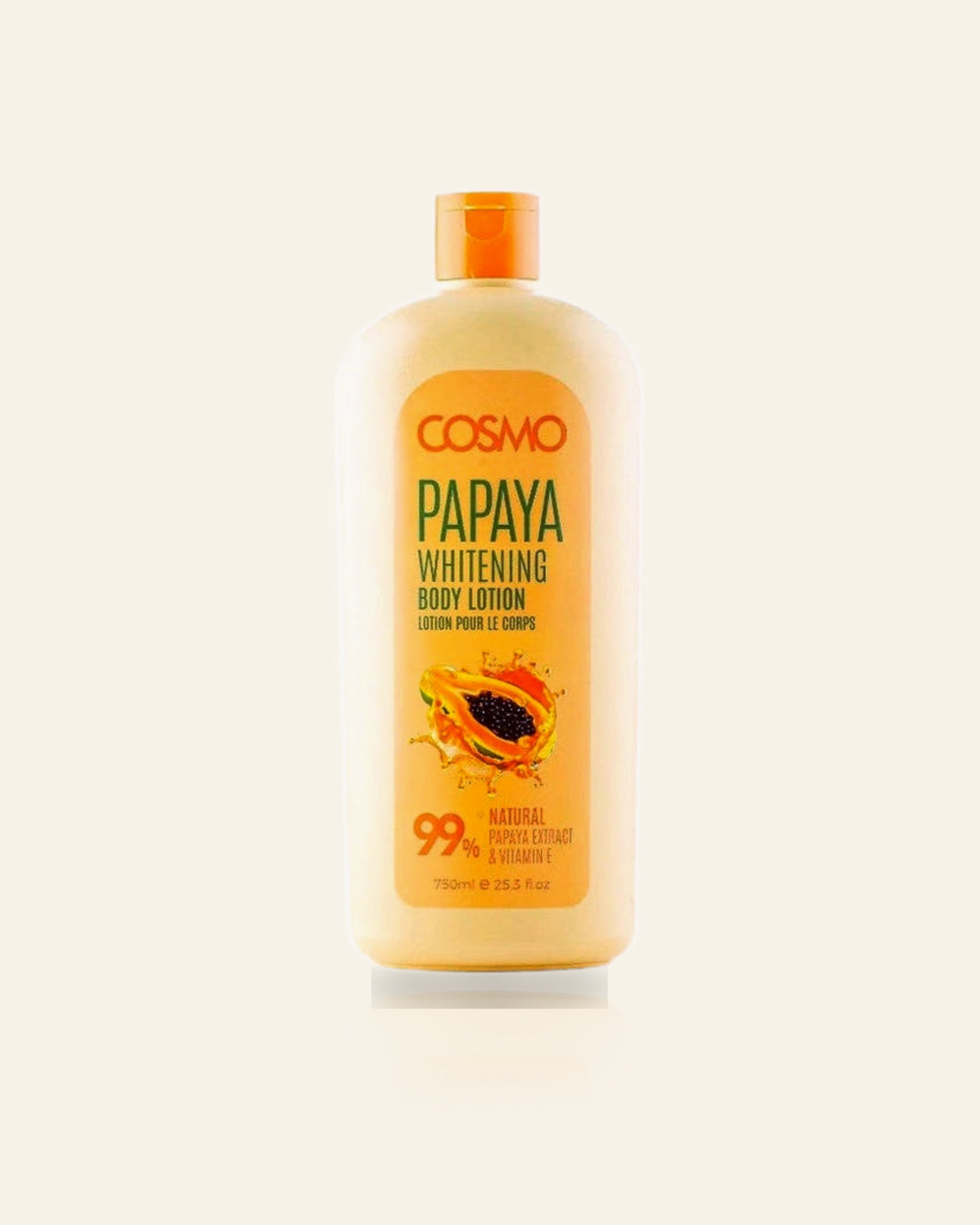 Papaja Verhelderende Bodylotion – Hydraterend & Egaliserend (750ml)