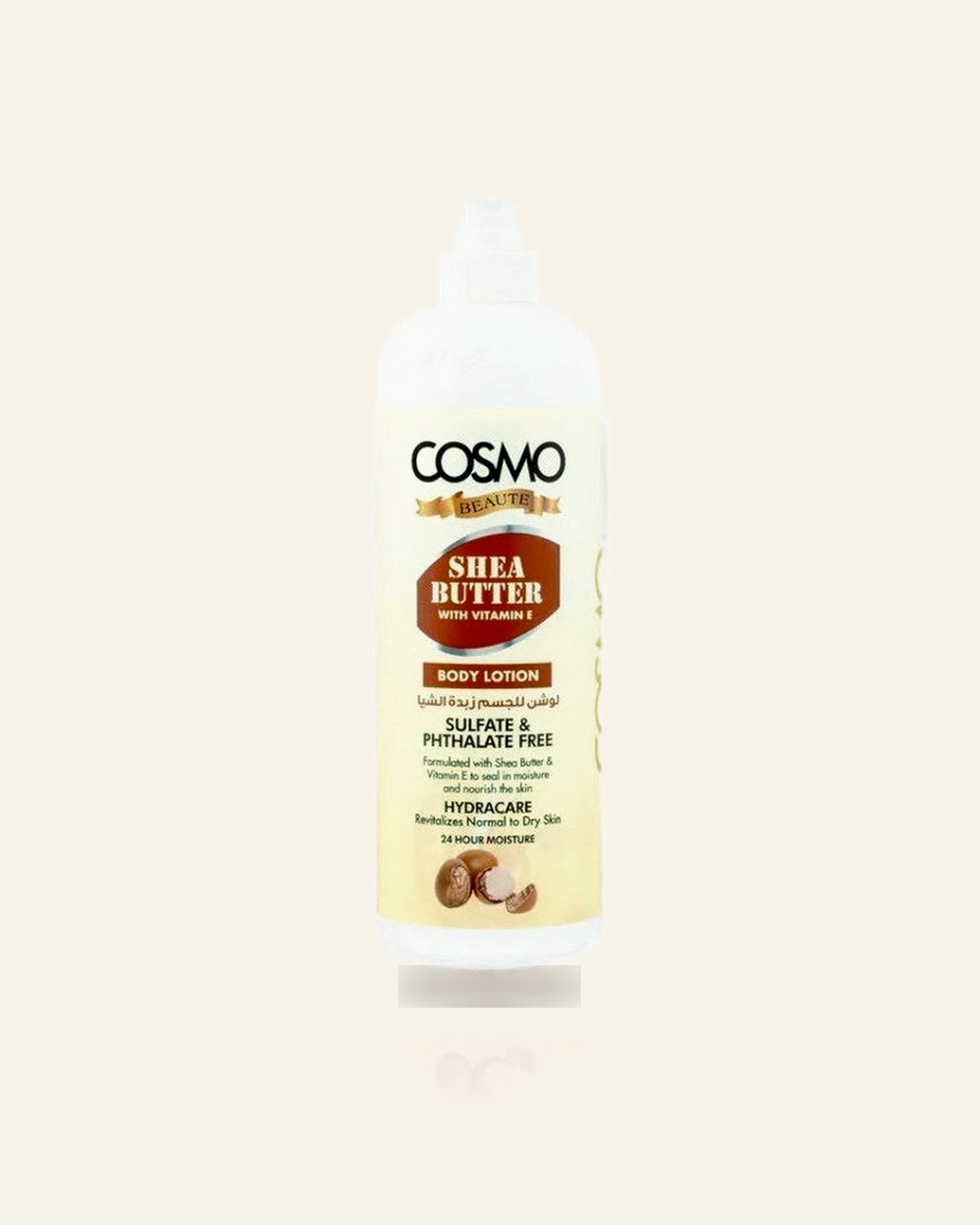 COSMO Beauté Shea Butter Body Lotion – Intens Voedend & Hydraterend (1000ml)