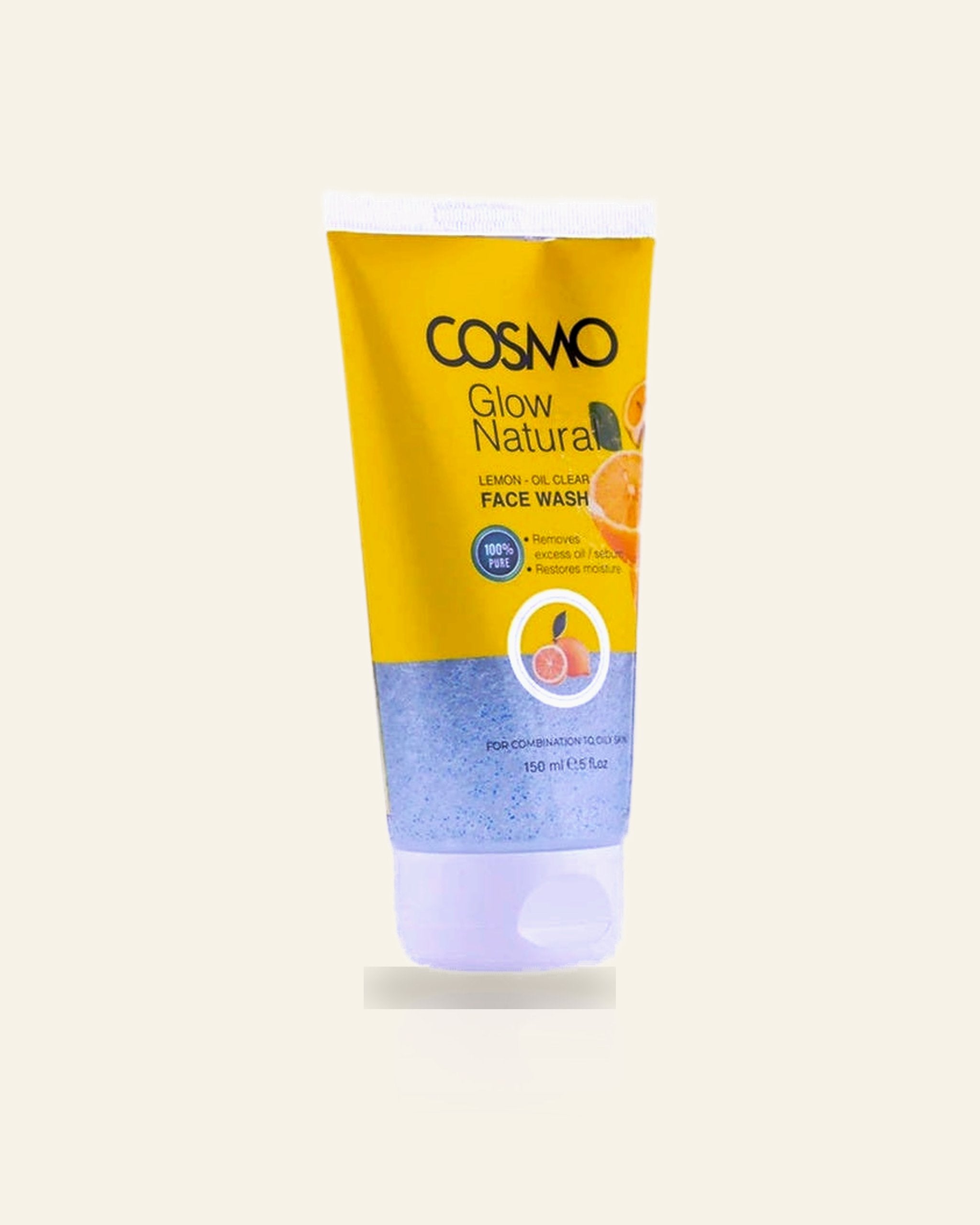 Glow Natural Lemon Olie Clear Gezichtsreiniger – 150ML | Diep Reinigende Face Wash