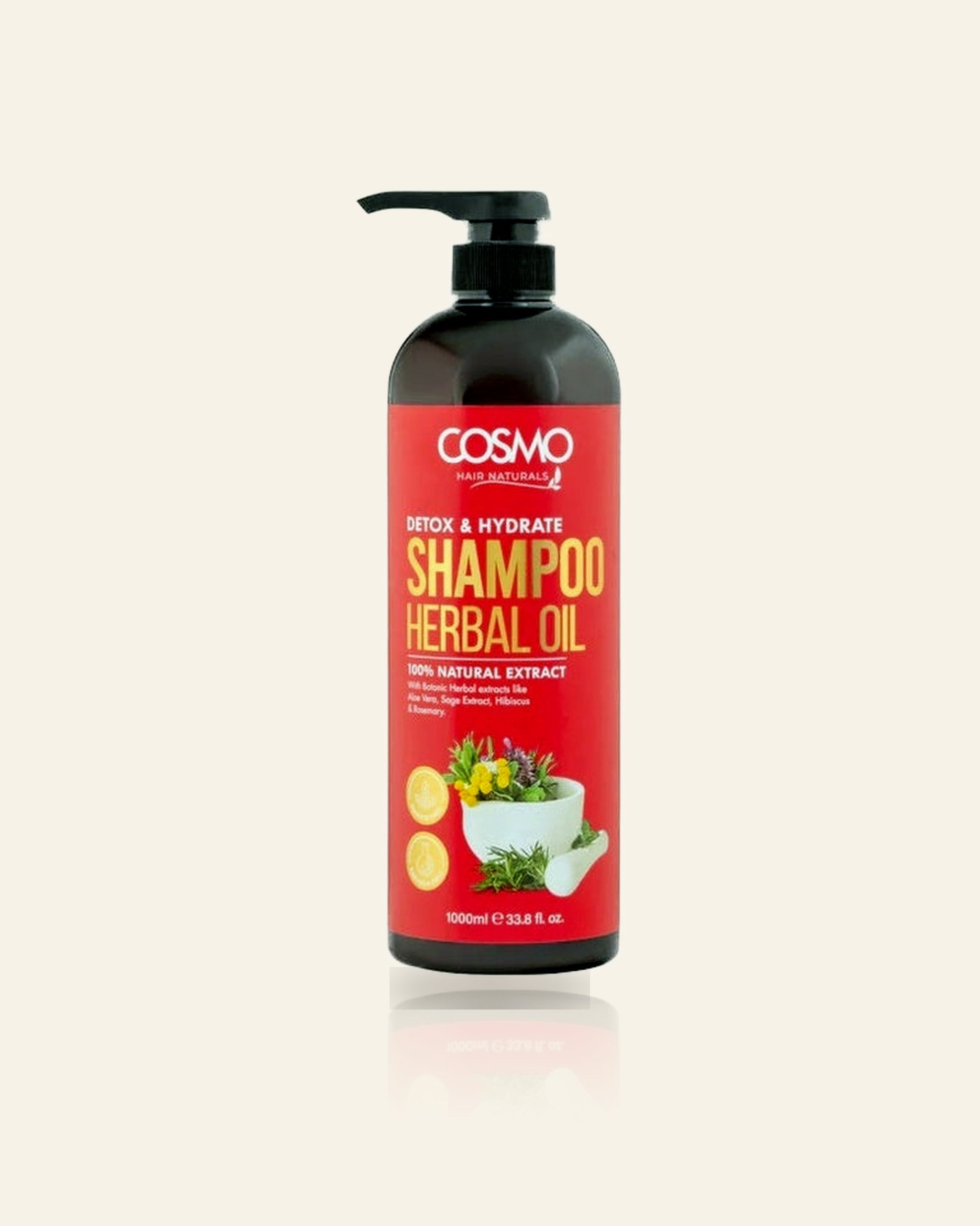 Detox & Hydrate Kruidenolie Shampoo 1000ML – Herstel & Groei