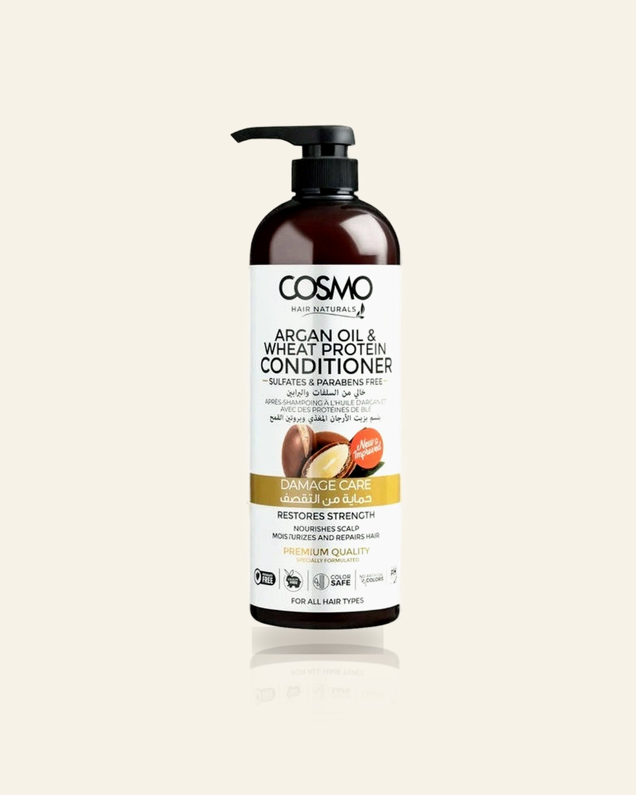 Arganolie & Tarweproteïne Conditioner 1000ML – Herstelt & Voedt | Cosmo Series