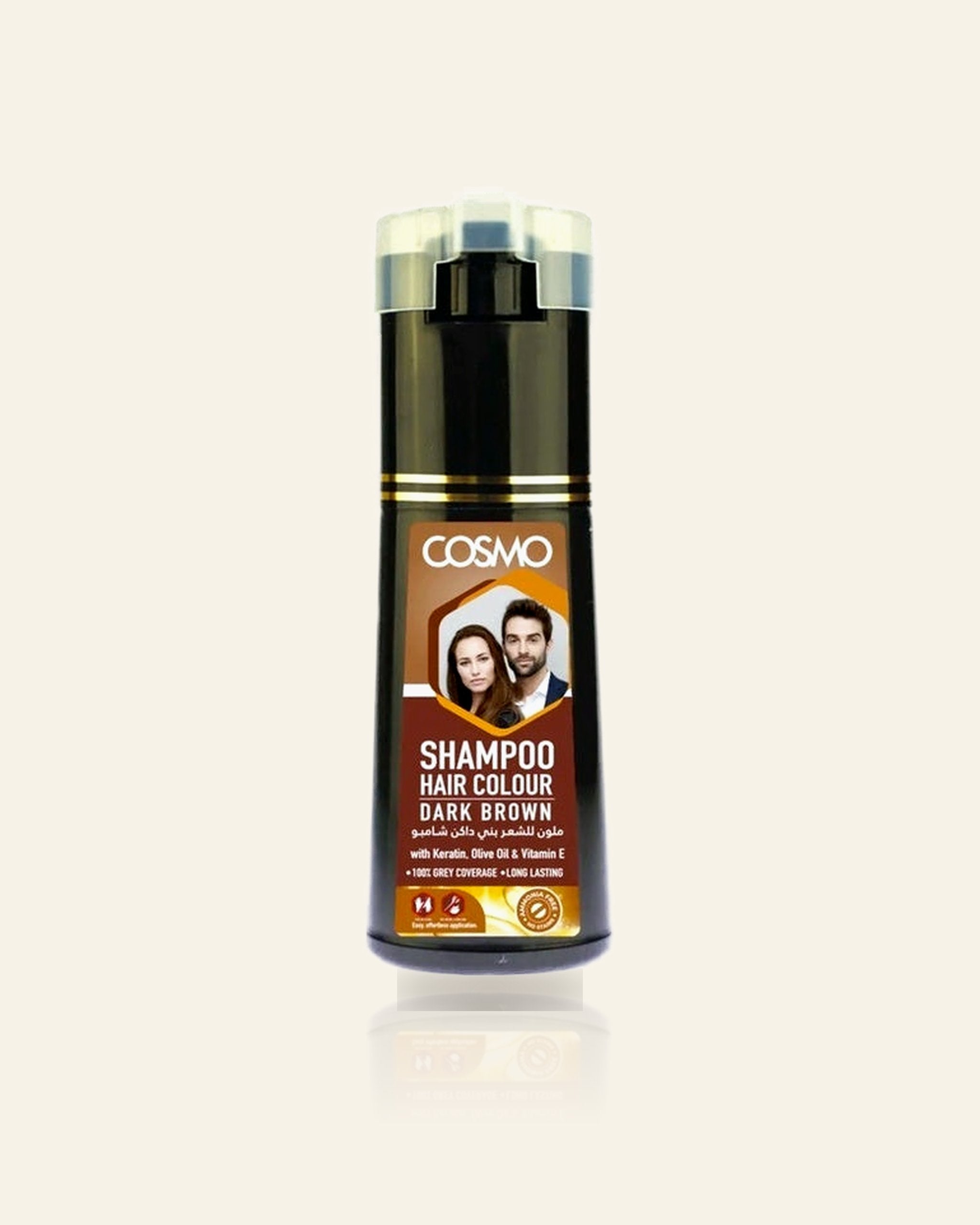 Haar Kleurshampoo Donkerbruin 180ML – Voedend en Kleurbeschermend