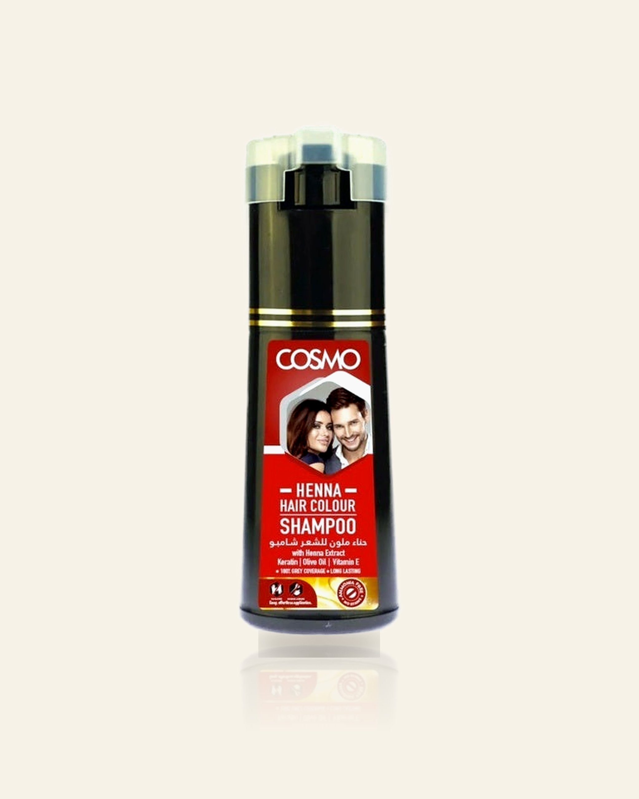 Henna Haar Kleurshampoo 180ML – Voedend en Kleurbeschermend