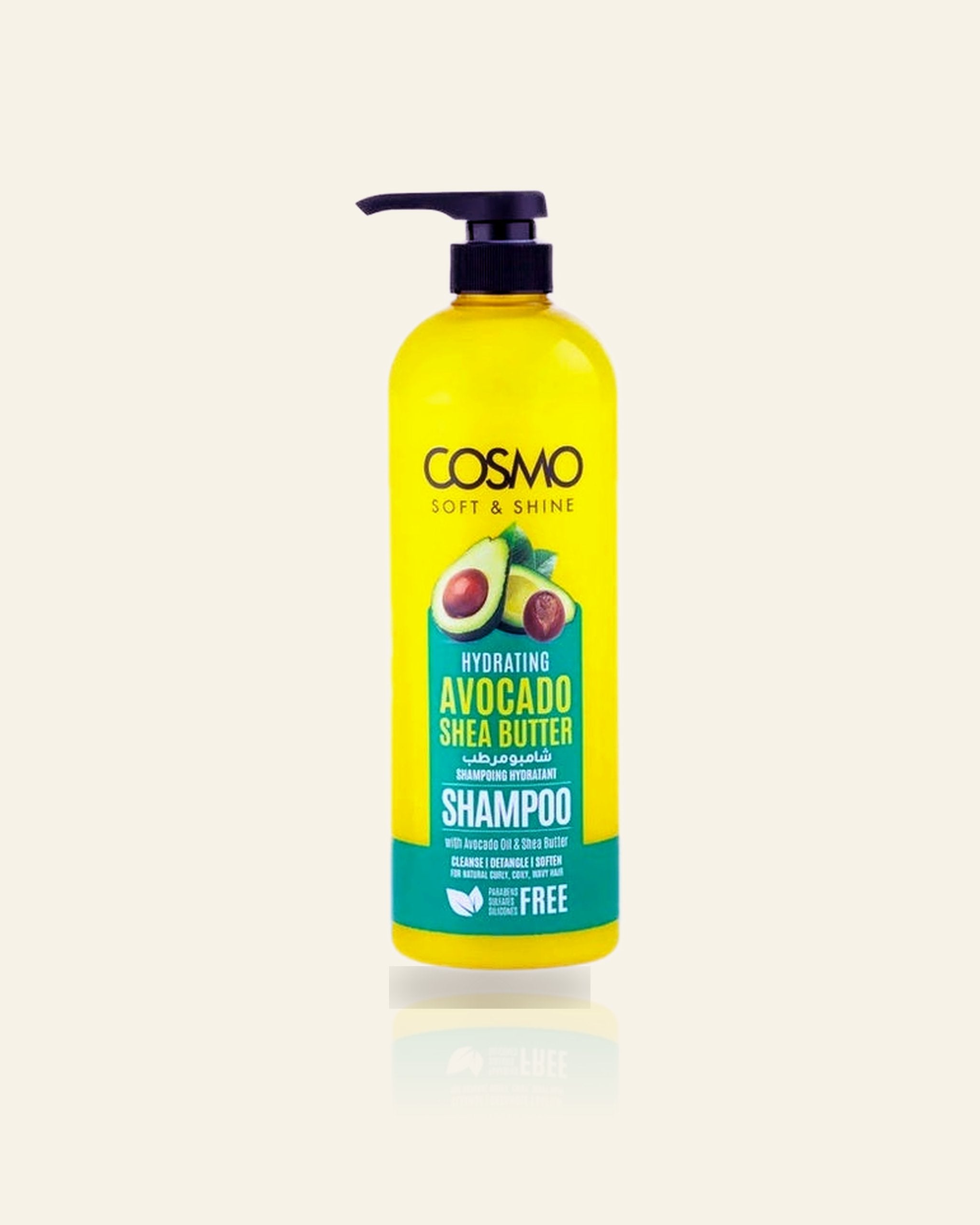 Shampoo 1000ML Avocado & Shea Butter – Voedend & Hydraterend (Soft & Shine)