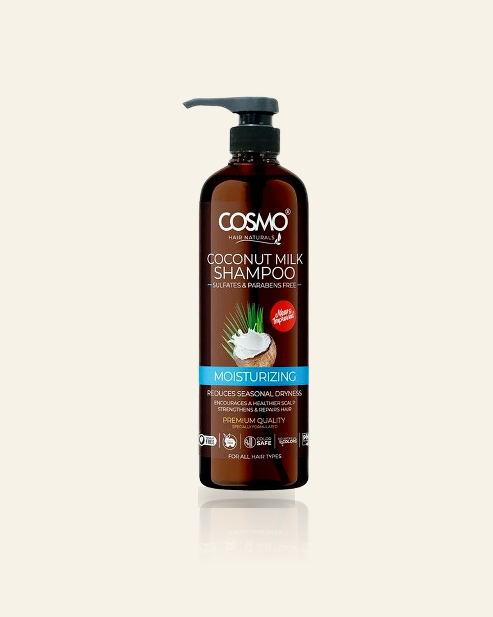 Kokosmelk Hydraterende Shampoo – Anti-Pluis & Intens Voedend