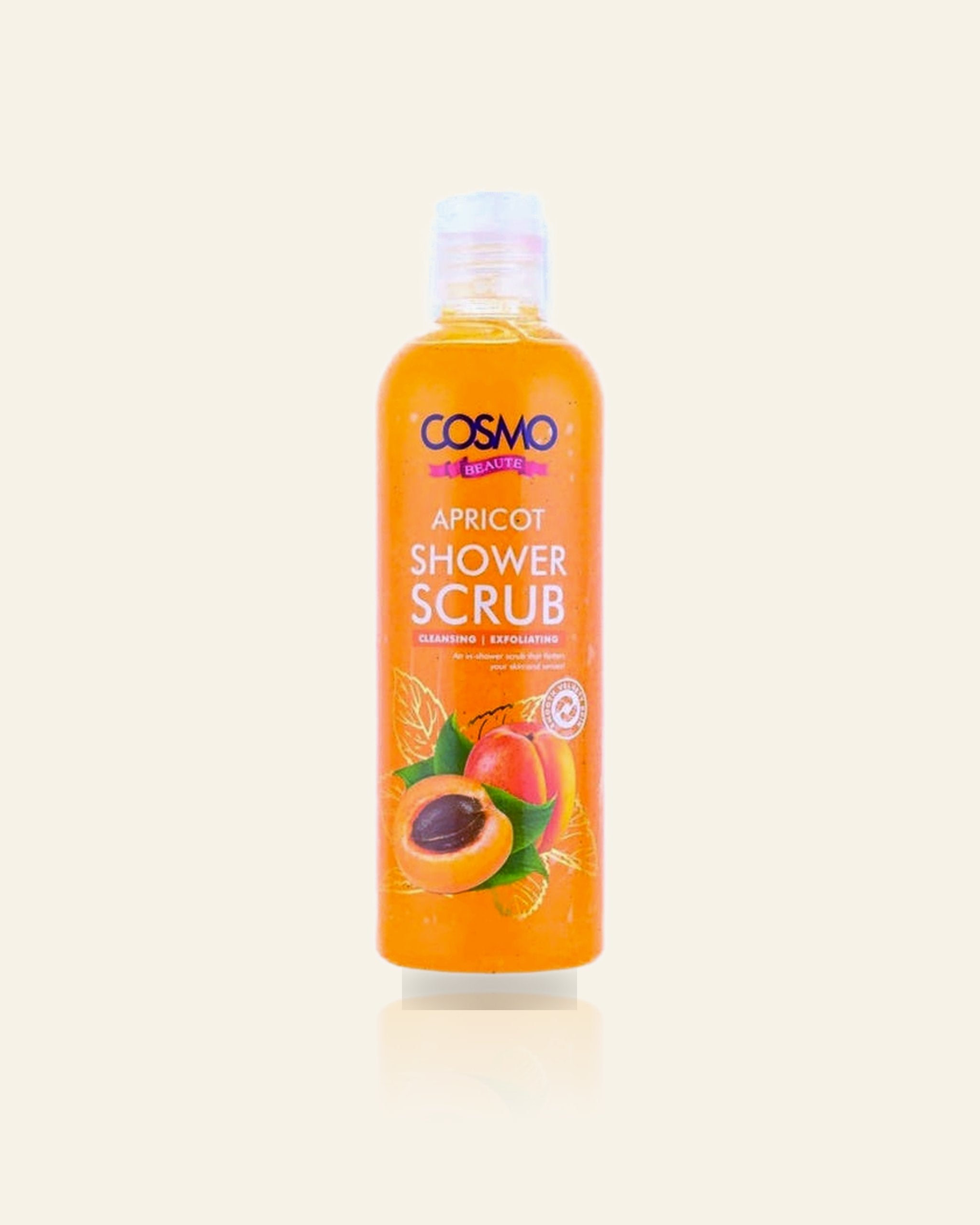 Beaute Abrikoos Douche Scrub 480ML – Luxe Geur & Zachte Scrub