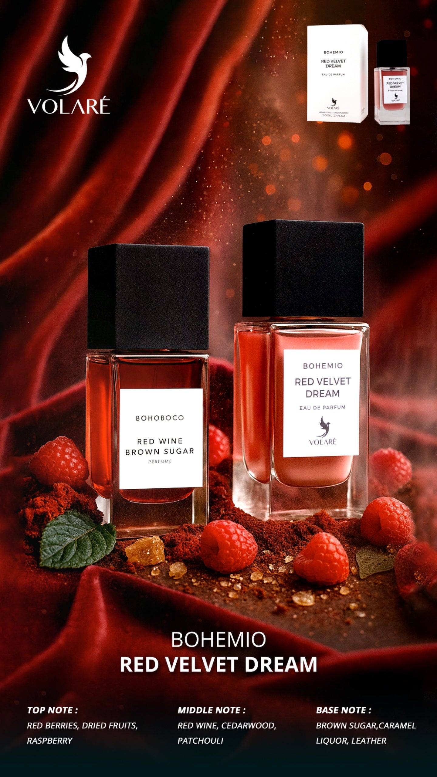 Volare Bohemio, Red Velvet Dream
