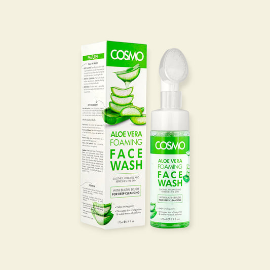 Aloë Vera Schuimende Gezichtsreiniger – Hydraterend & Verzachtend (175ml)