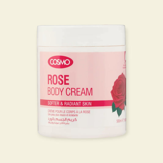Rozen Bodycrème – Hydraterend & Verjongend (500ml)