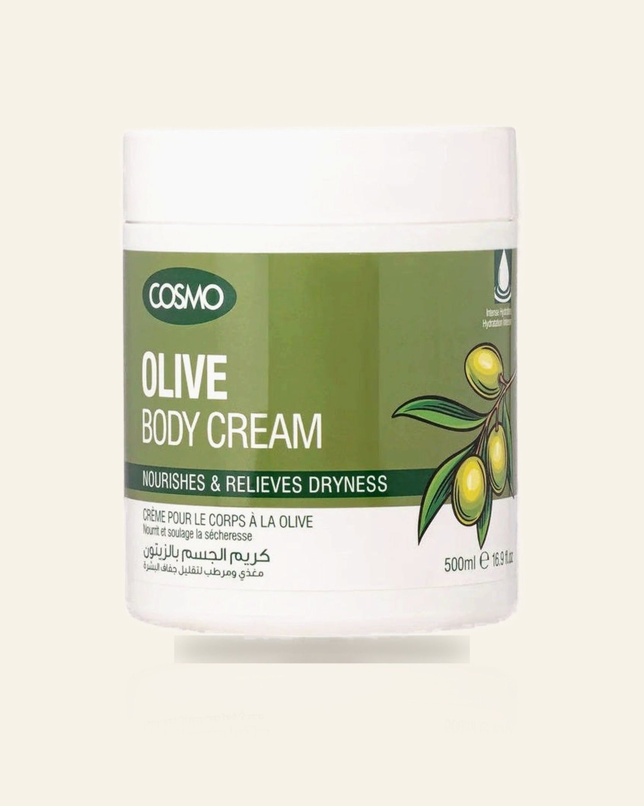 Olijf Bodycrème – Intens Voedend & Hydraterend (500ml)