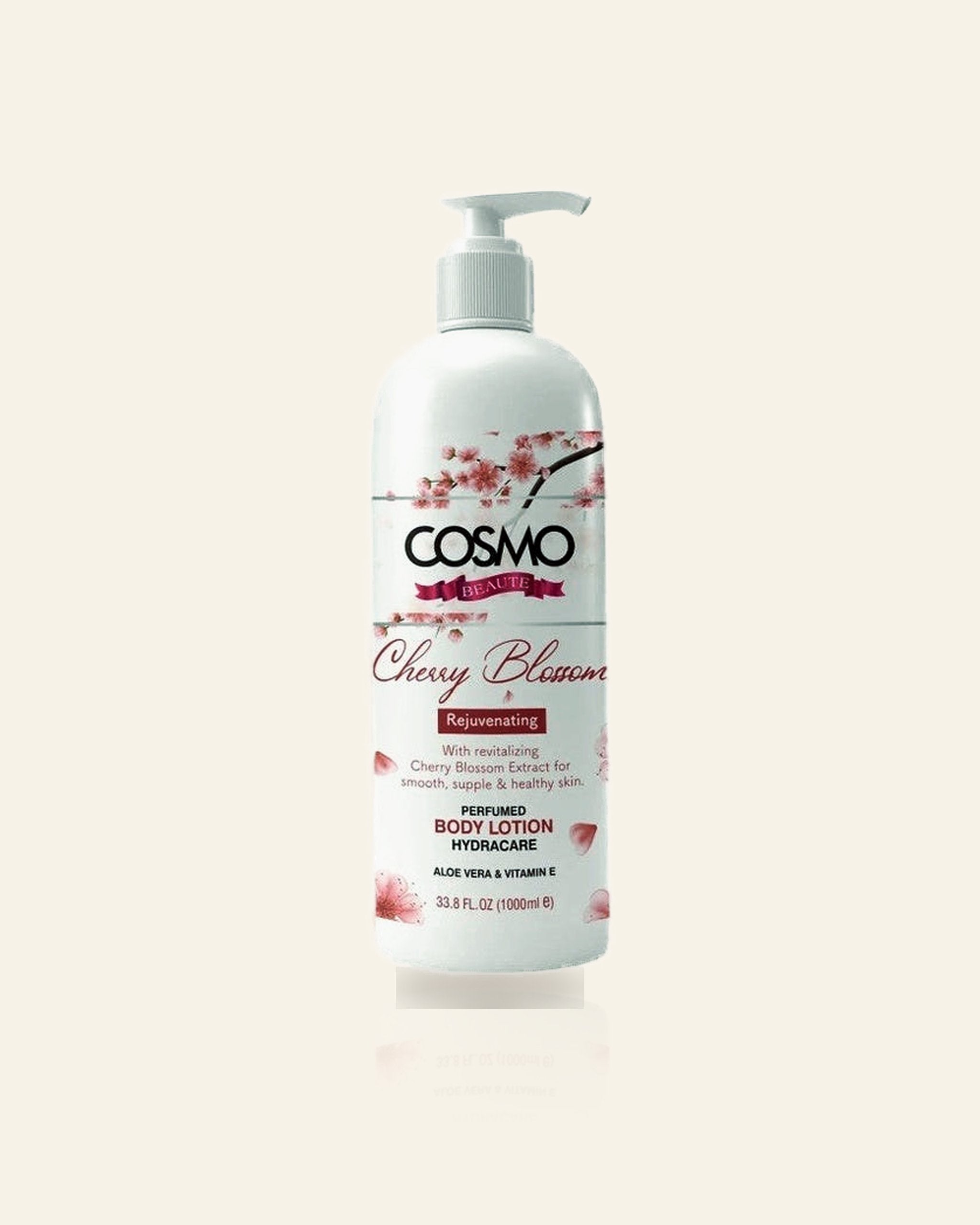 COSMO Beauté Kersenbloesem Bodylotion – Hydraterend & Verzorgend (1000ml)