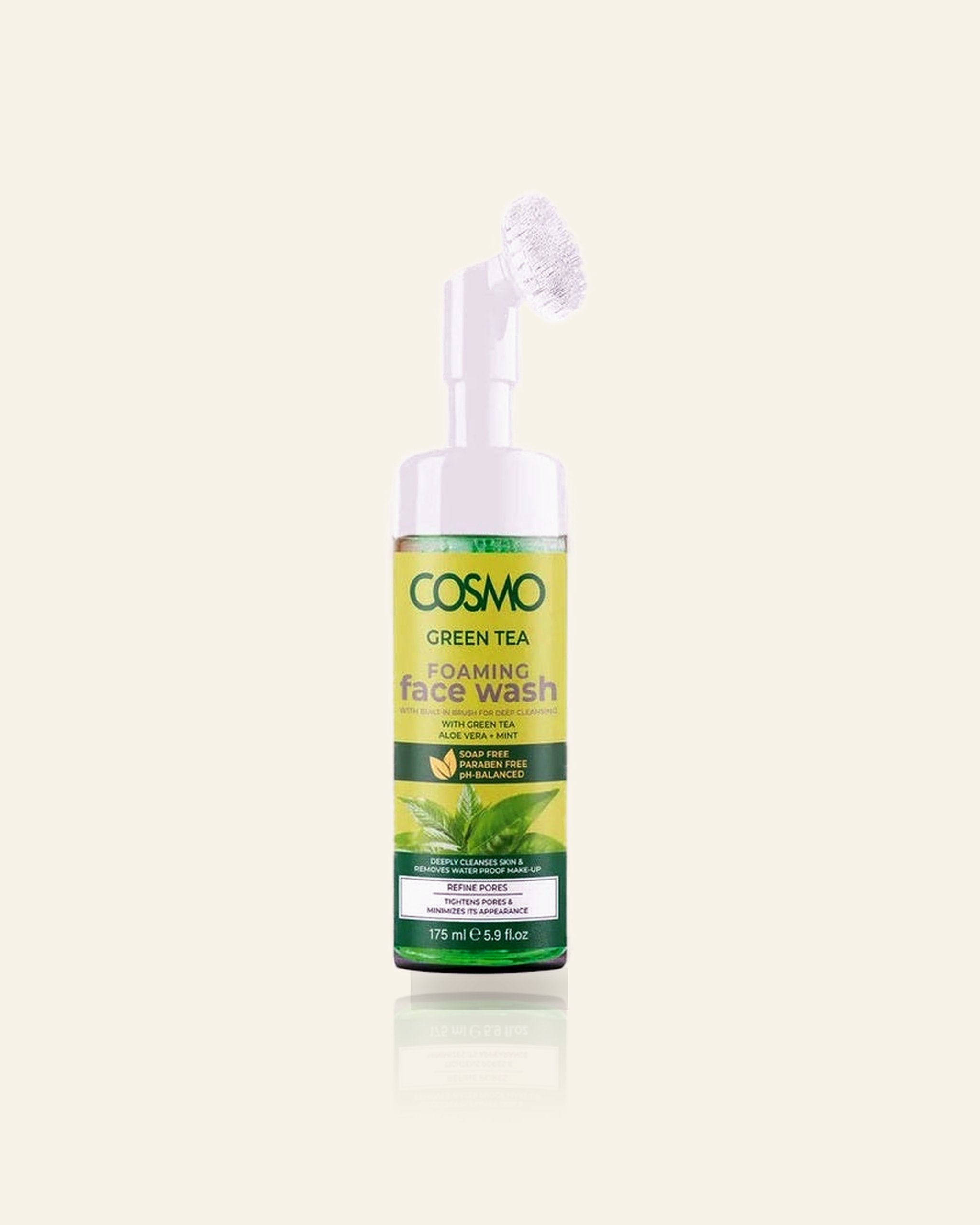 Groene Thee Schuimende Gezichtsreiniger – Diepe Reiniging & Porieverfijning (175ml)