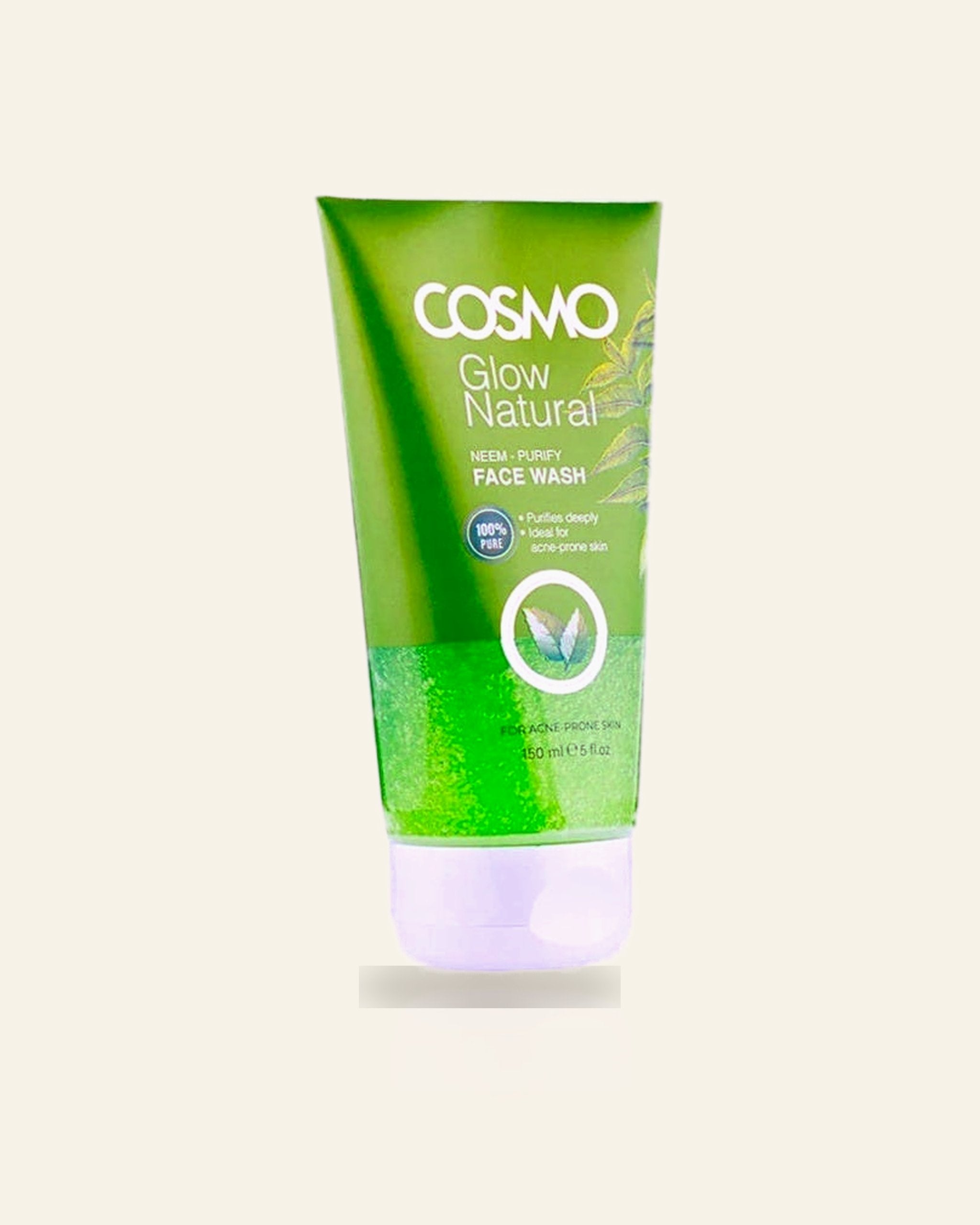 Glow Natural Neem Gezichtsreiniger – Zuiverend & Antibacterieel (150ml)