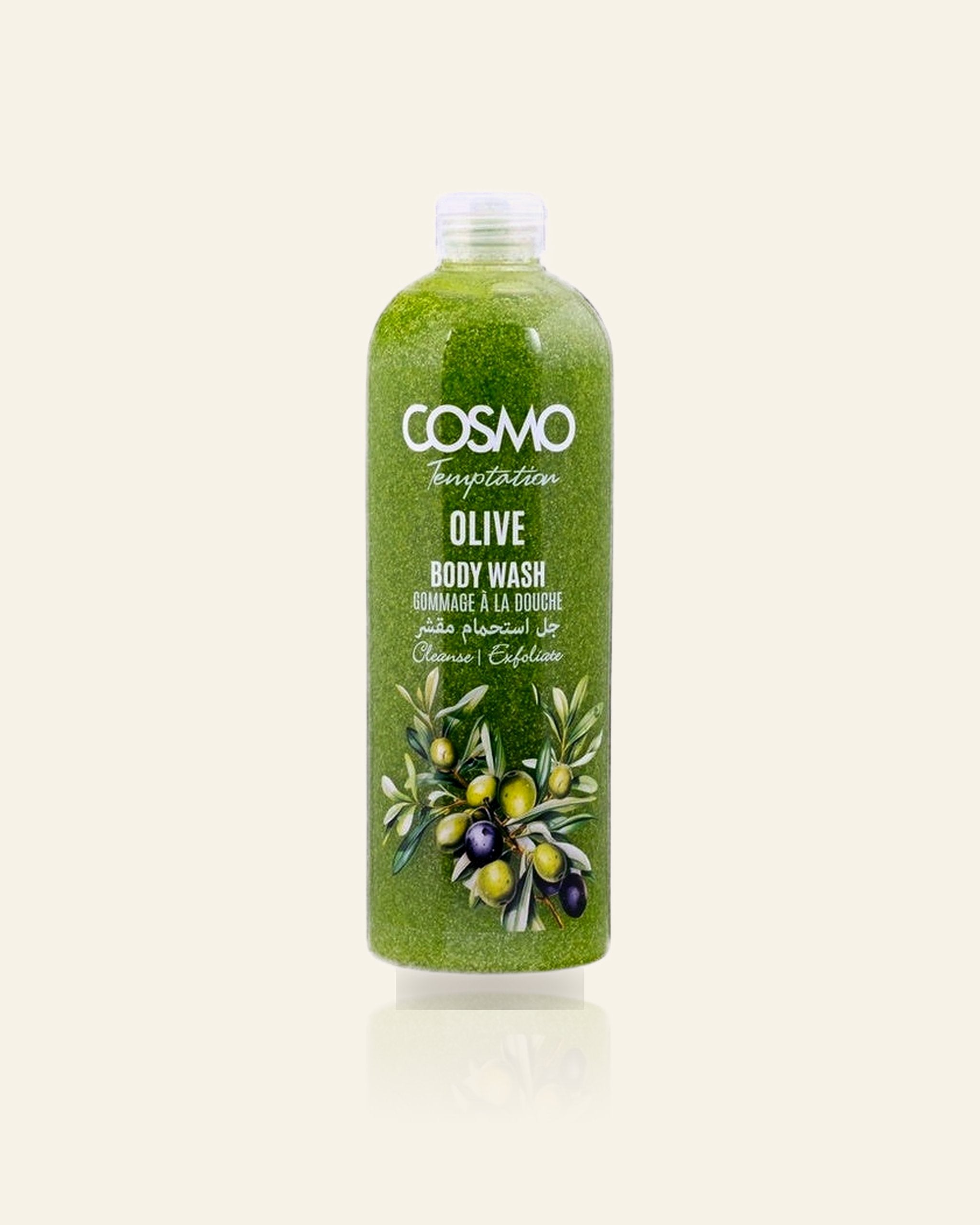 TEMPTATION  Olive Douche Scrub – 1000ML | Exfolieert & Voedt