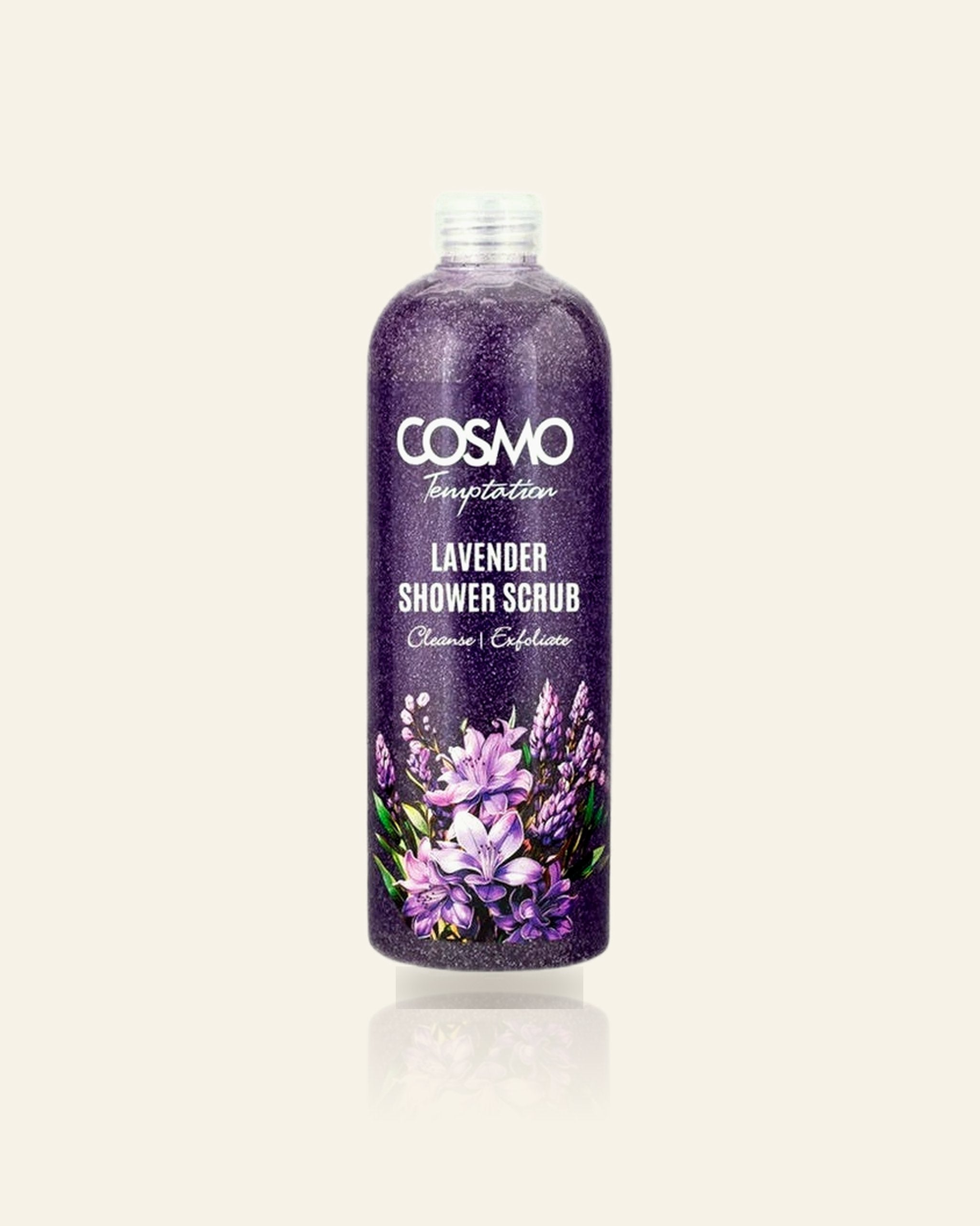 TEMPTATION Lavendel Douche Scrub – 1000ml I Exfoliërend & Verzachtend