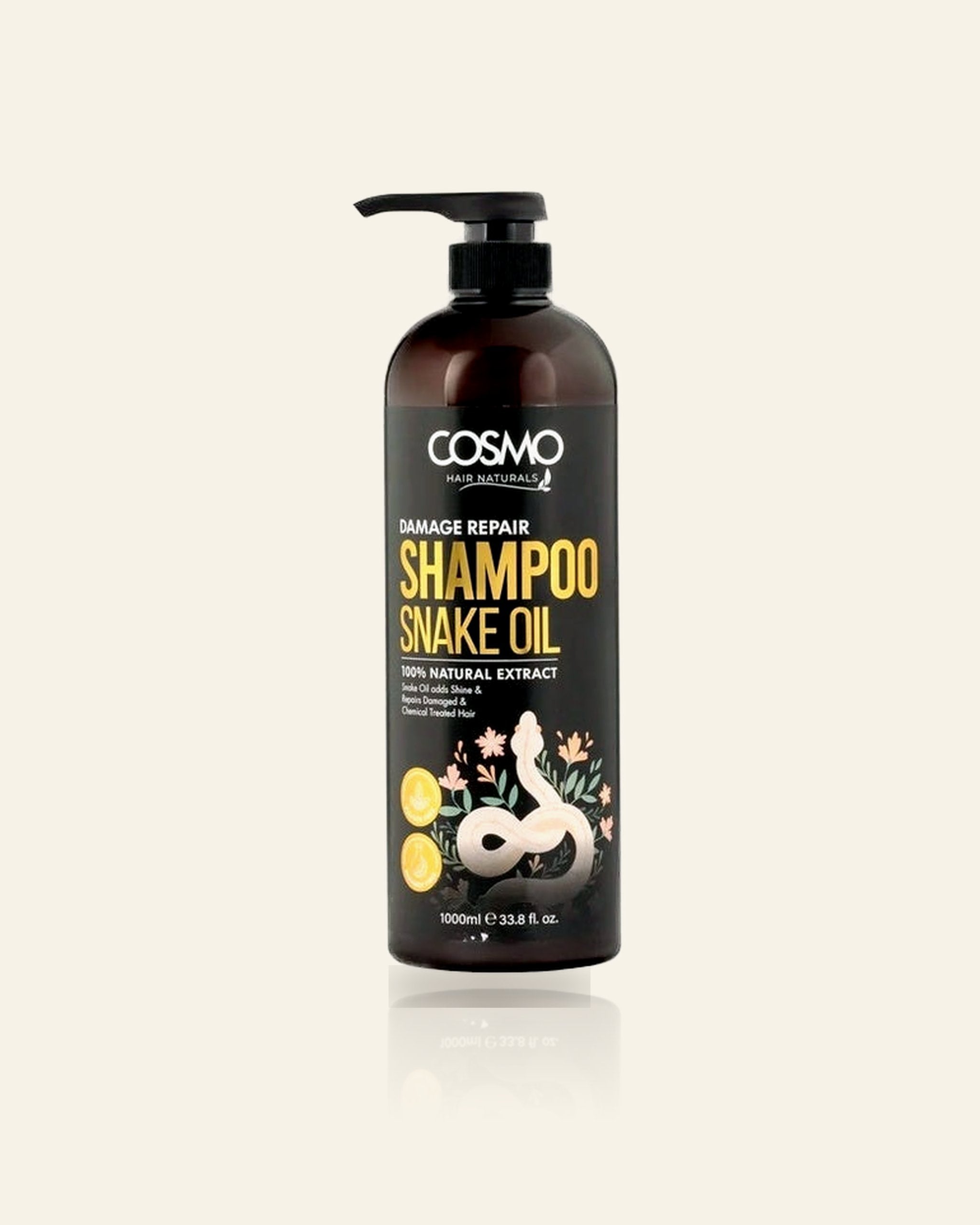 Damage Repair Snake Oil Shampoo 1000ML – Intens Herstel & Voeding