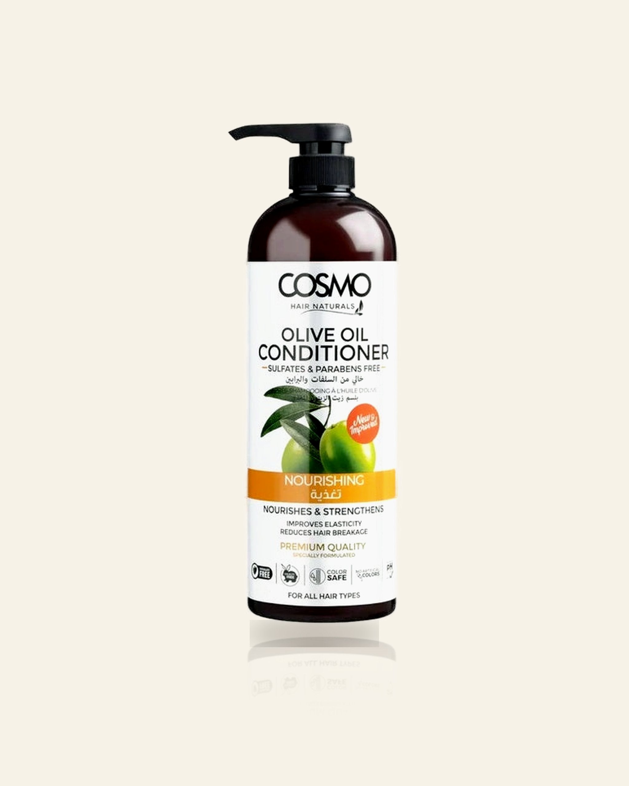 Olijfolie Conditioner 1000ML – Hydrateert & Herstelt | Cosmo Series