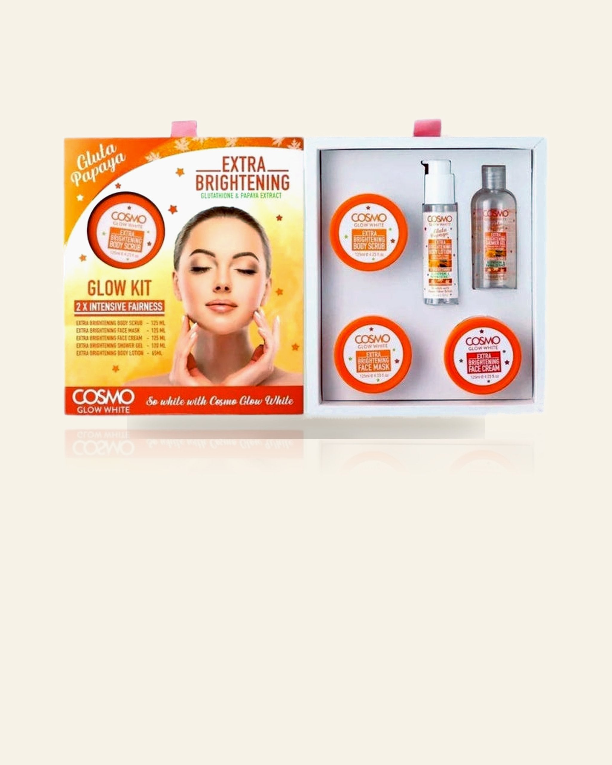 Gluta Papaya Verzorgingsset – Voor een Egale en Stralende Huid