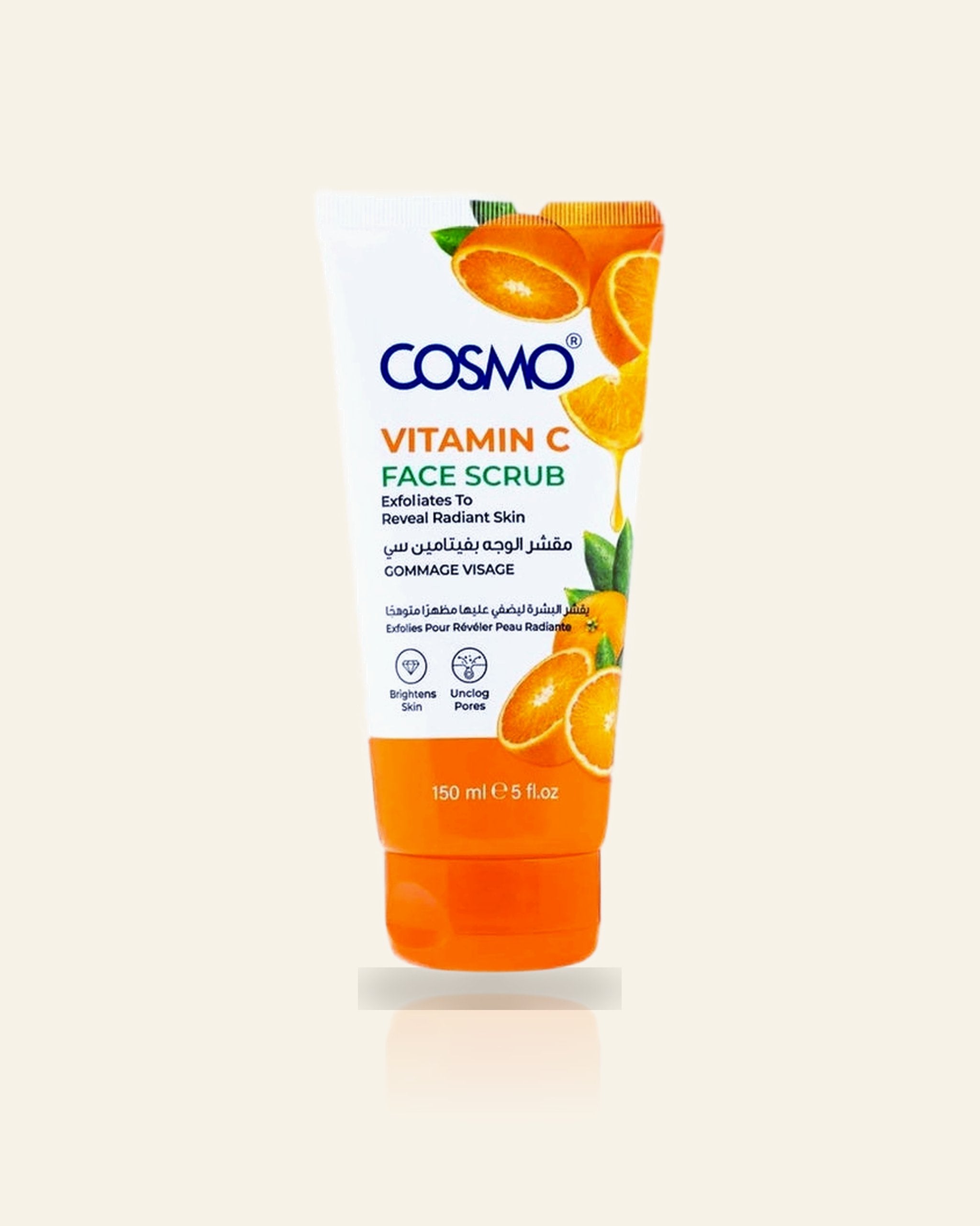 Vitamine C Gezichtsscrub – Voor een Stralende & Zuivere Huid | 150ML