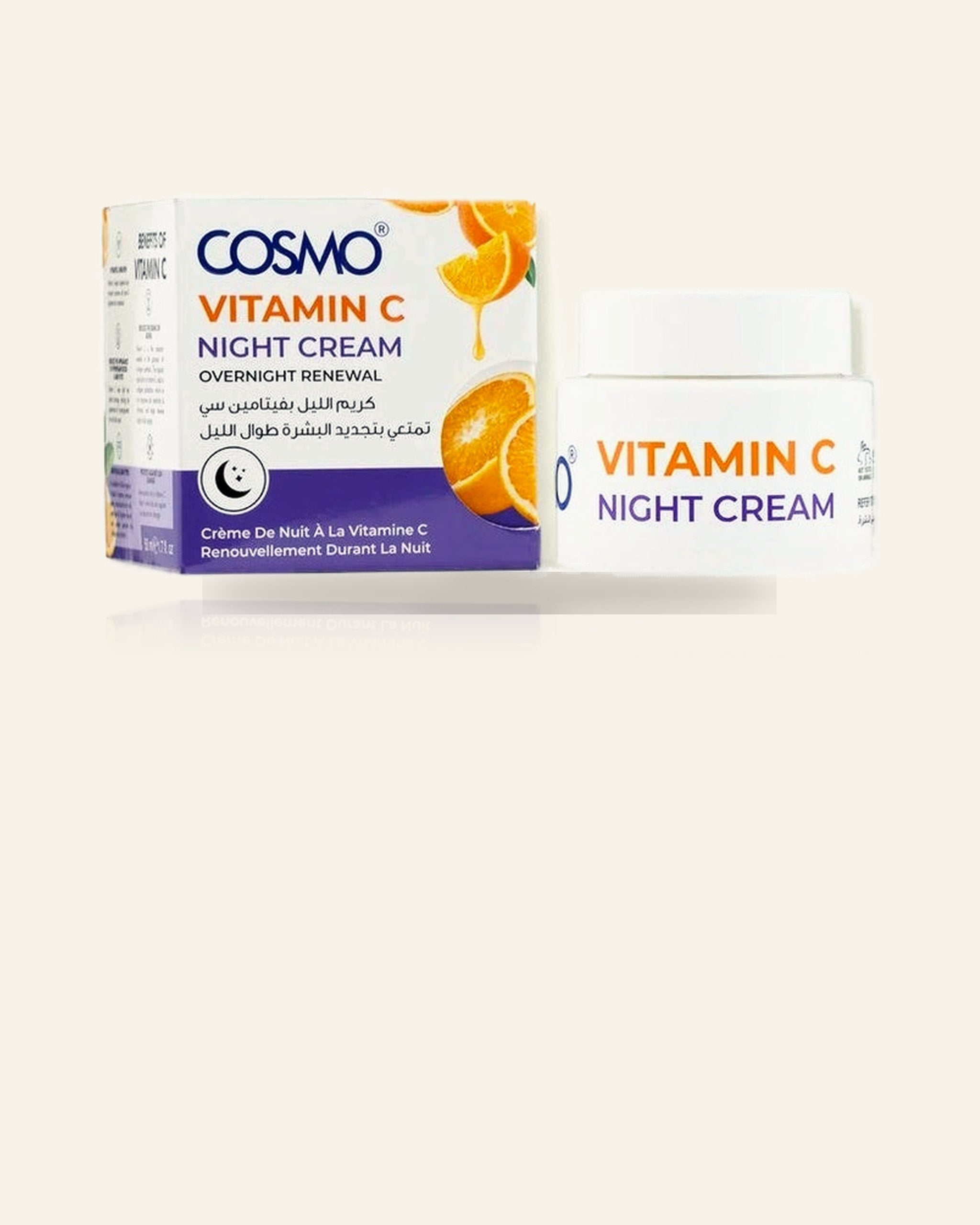 Vitamine C Nachtcrème – Herstellend & Verstevigend | 50ML