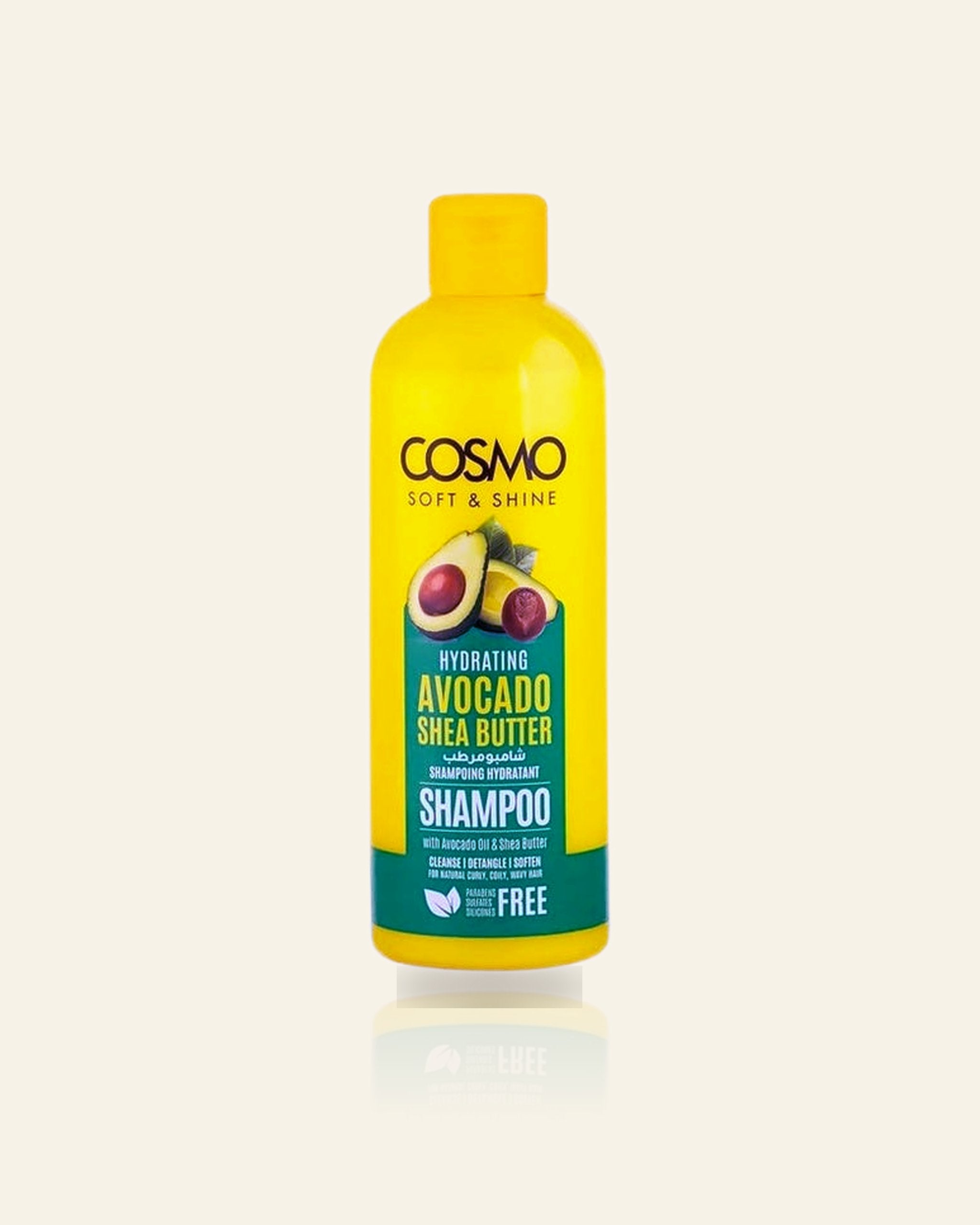 Shampoo 480ML Avocado & Shea Butter – Voedend & Hydraterend (Soft & Shine)