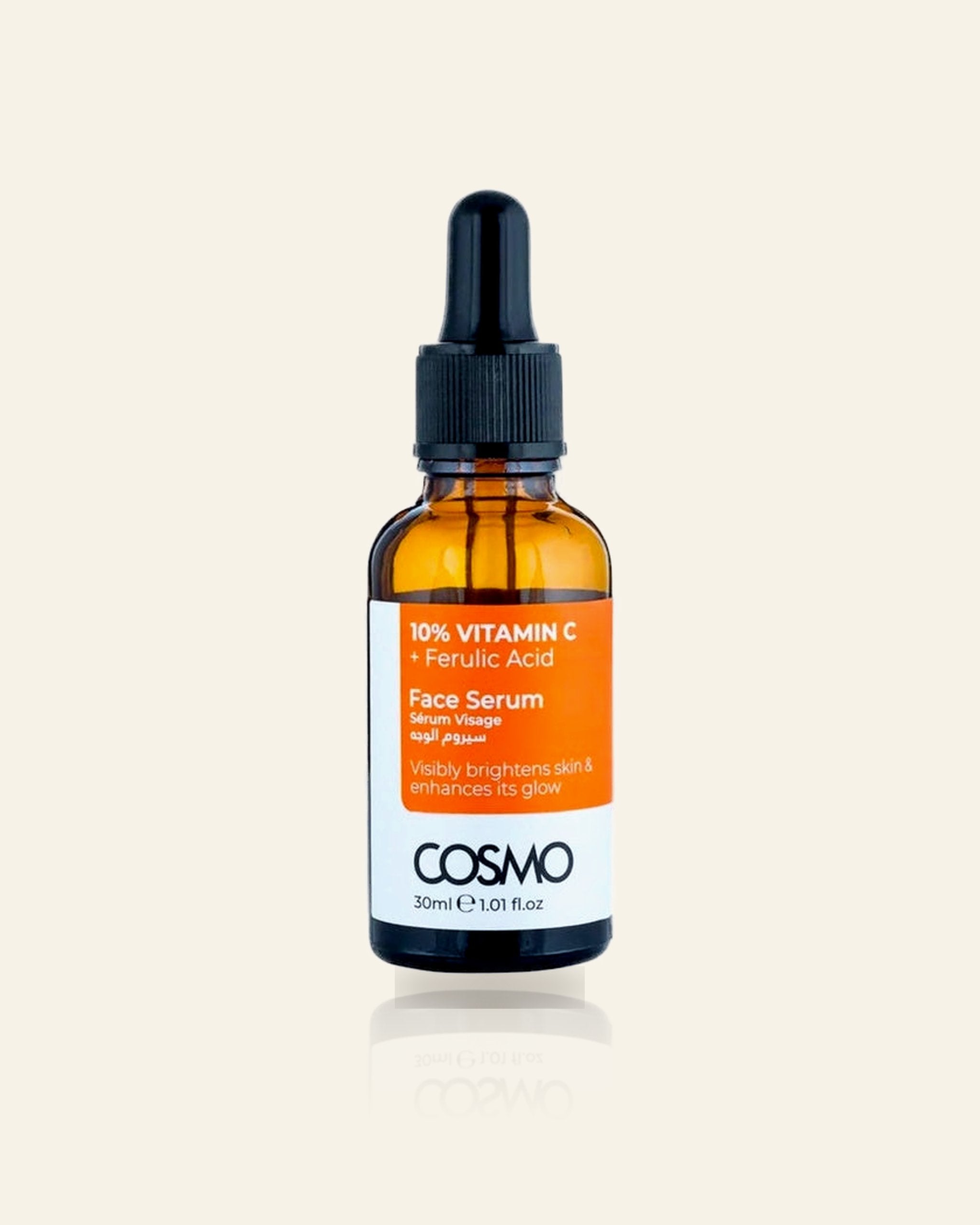 Gezichtsserum 10% Vitamine C + Ferulinezuur – Stralende & Egale Huid – 30ML