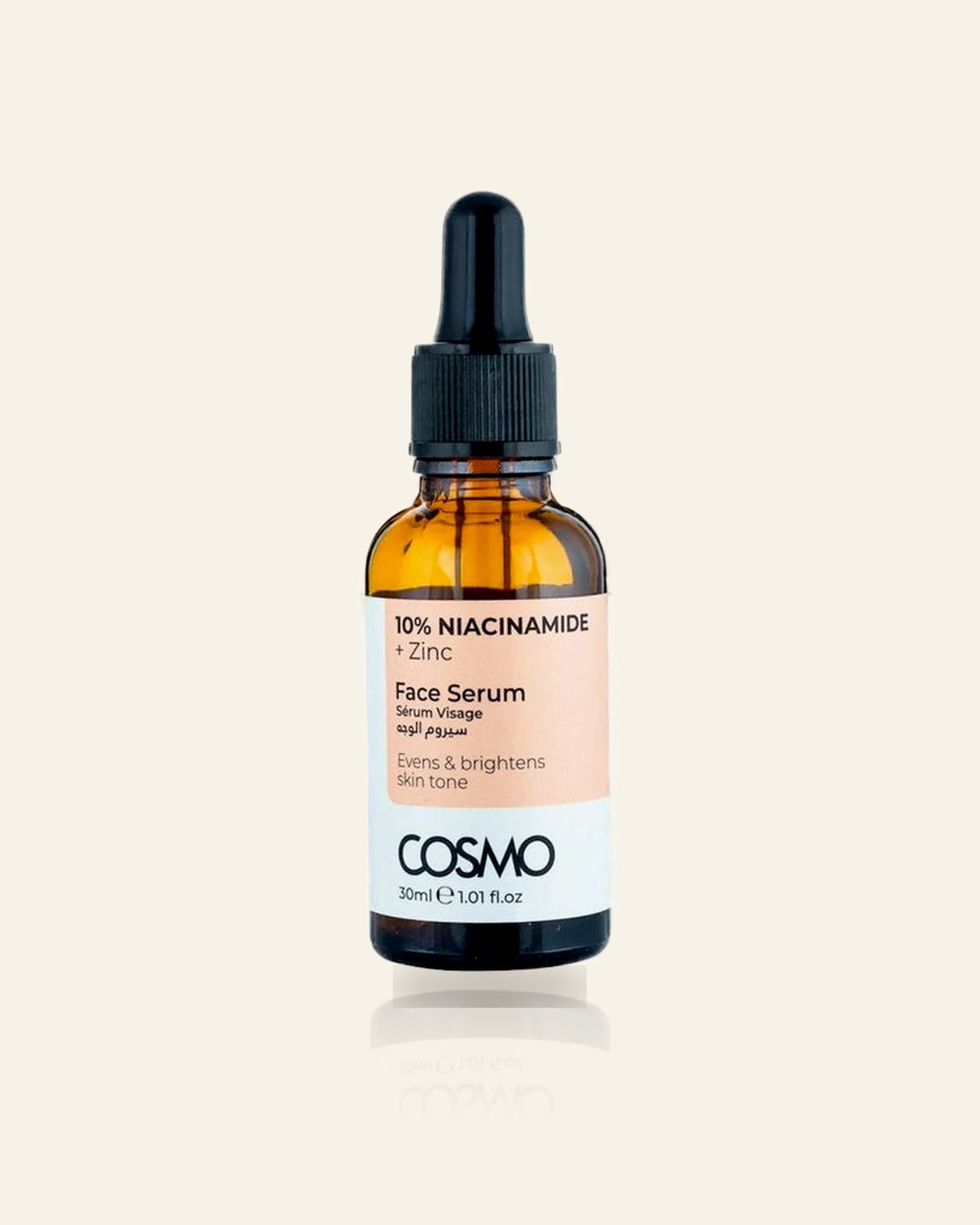 Face Serum Niacinamide 10% + Zink – Tegen Puistjes & Glans – 30ML