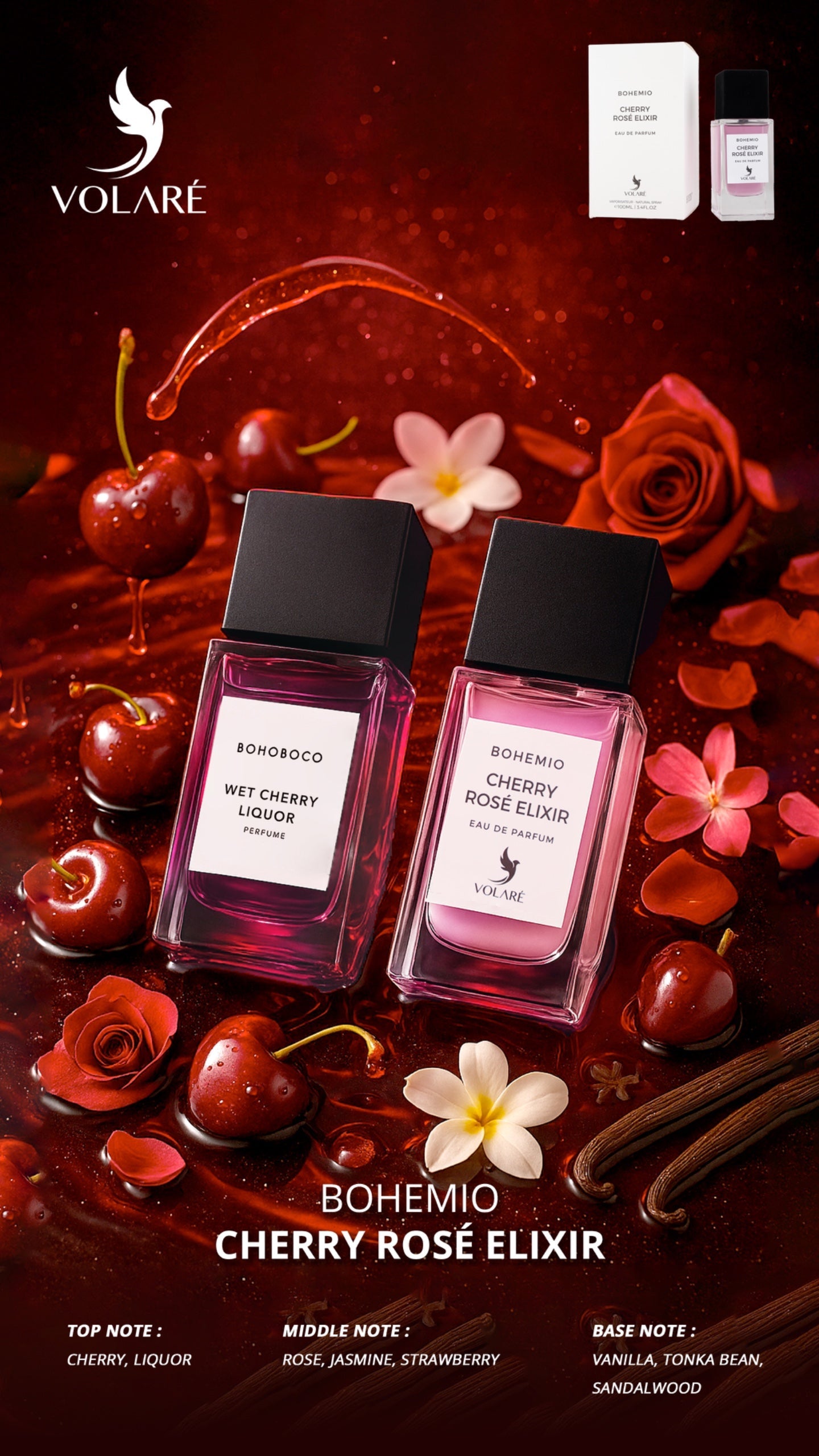 Volare Bohemio, Cherry Rose Elixir
