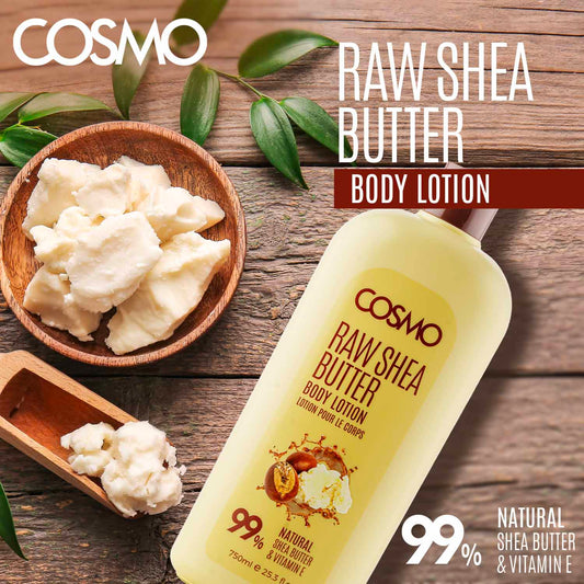 Shea Butter Bodylotion – 99% Natuurlijk & Intens Voedend 750ML