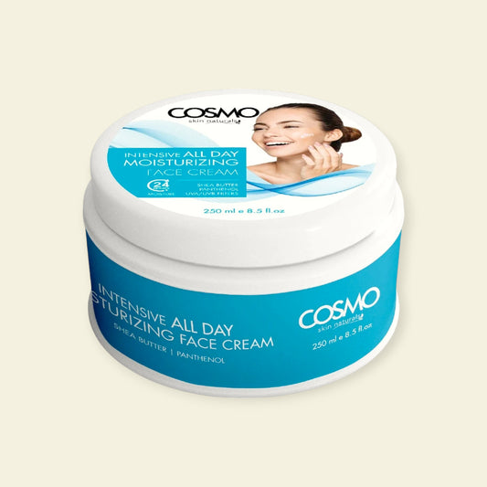Intensieve Hydraterende Gezichtscrème – 24-Uurs Vochtbalans (250ml)