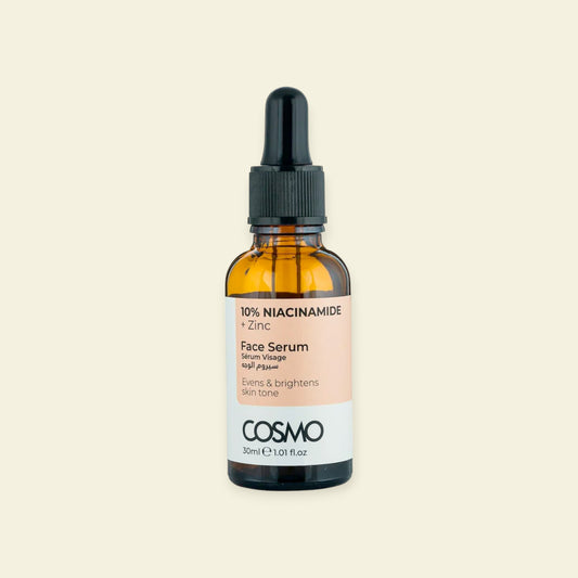 Face Serum Niacinamide 10% + Zink – Tegen Puistjes & Glans – 30ML