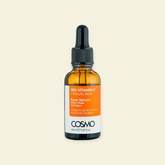 Gezichtsserum 10% Vitamine C + Ferulinezuur – Stralende & Egale Huid – 30ML