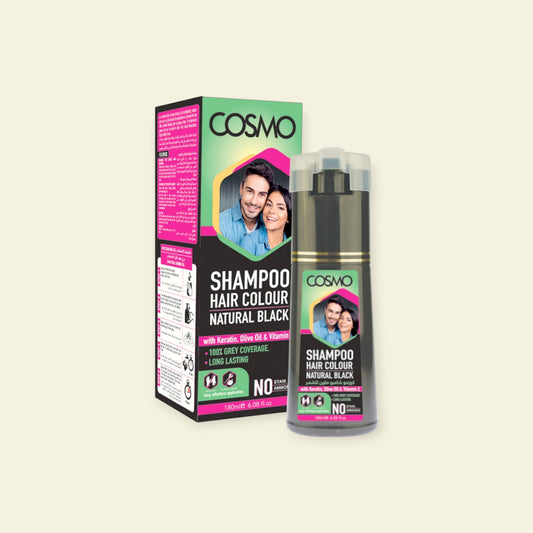 Haar Kleurshampoo Natuurlijk Zwart 180ML – Voedend en Kleurbeschermend