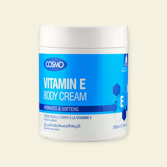 Vitamine E Bodycrème – Intens Hydraterend & Beschermend (500ml)