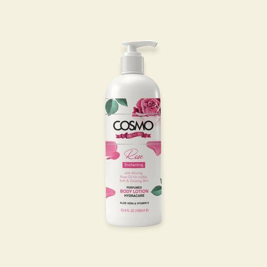 COSMO Beauté Rozen Bodylotion – Hydraterend & Luxe Geur (1000ml)