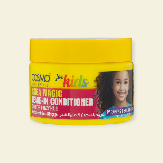 Leave-In Conditioner 325g voor Kinderen – Shea Magic Soft & Shine Tegen Pluis en Voor Gezonde Krullen