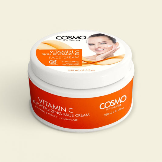 Vitamine C Huidvernieuwende Gezichtscrème – Hydrateert & Verheldert – 250 ML