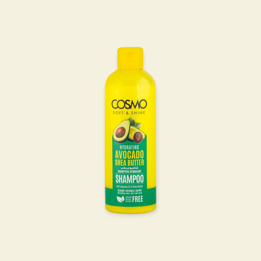Shampoo 480ML Avocado & Shea Butter – Voedend & Hydraterend (Soft & Shine)