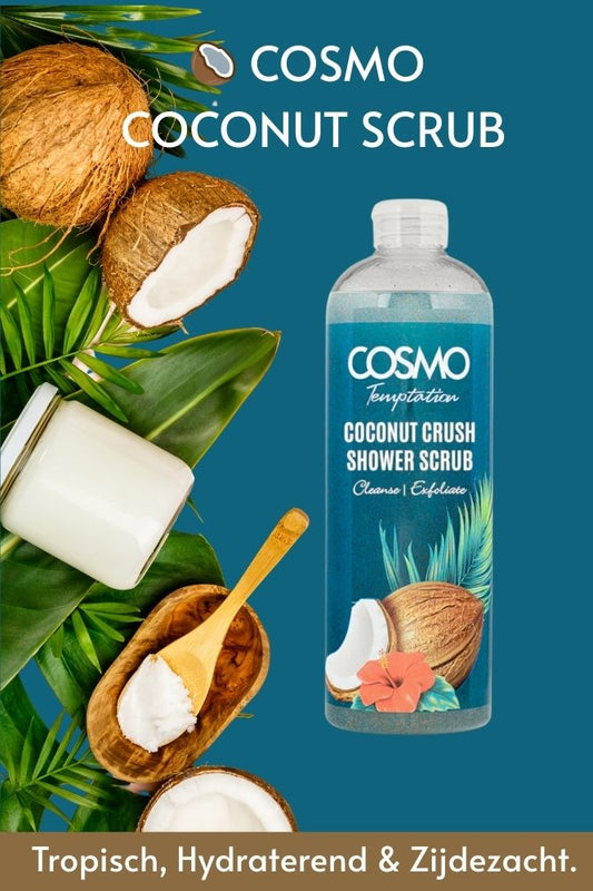 TEMPTATION Coconut Douche Scrub 1000ML I Hydraterend & Verzorgend